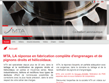 Tablet Screenshot of mta-industrie.fr